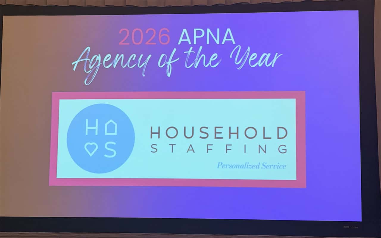 Household Staffing APNA 2026 Award